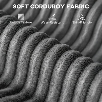 Sofá cama de gran confort con soporte para bebidas y cojines