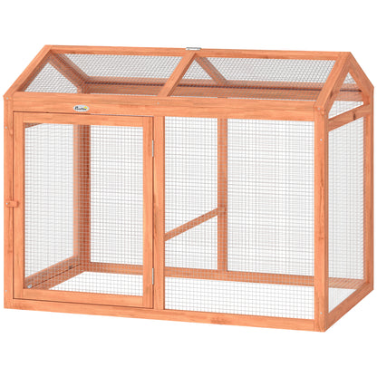 Expandable outdoor fir wood chicken coop