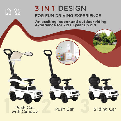 Mercedes G350 Push Car 3-in-1 with horn and steering