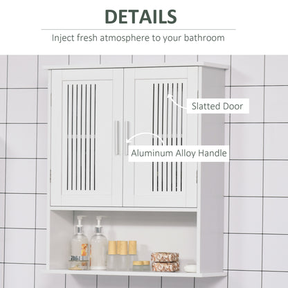 Armario de baño de pared moderno con puertas