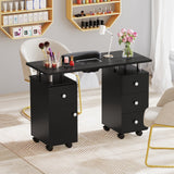 Manicure Table with Electric Dust Collector
