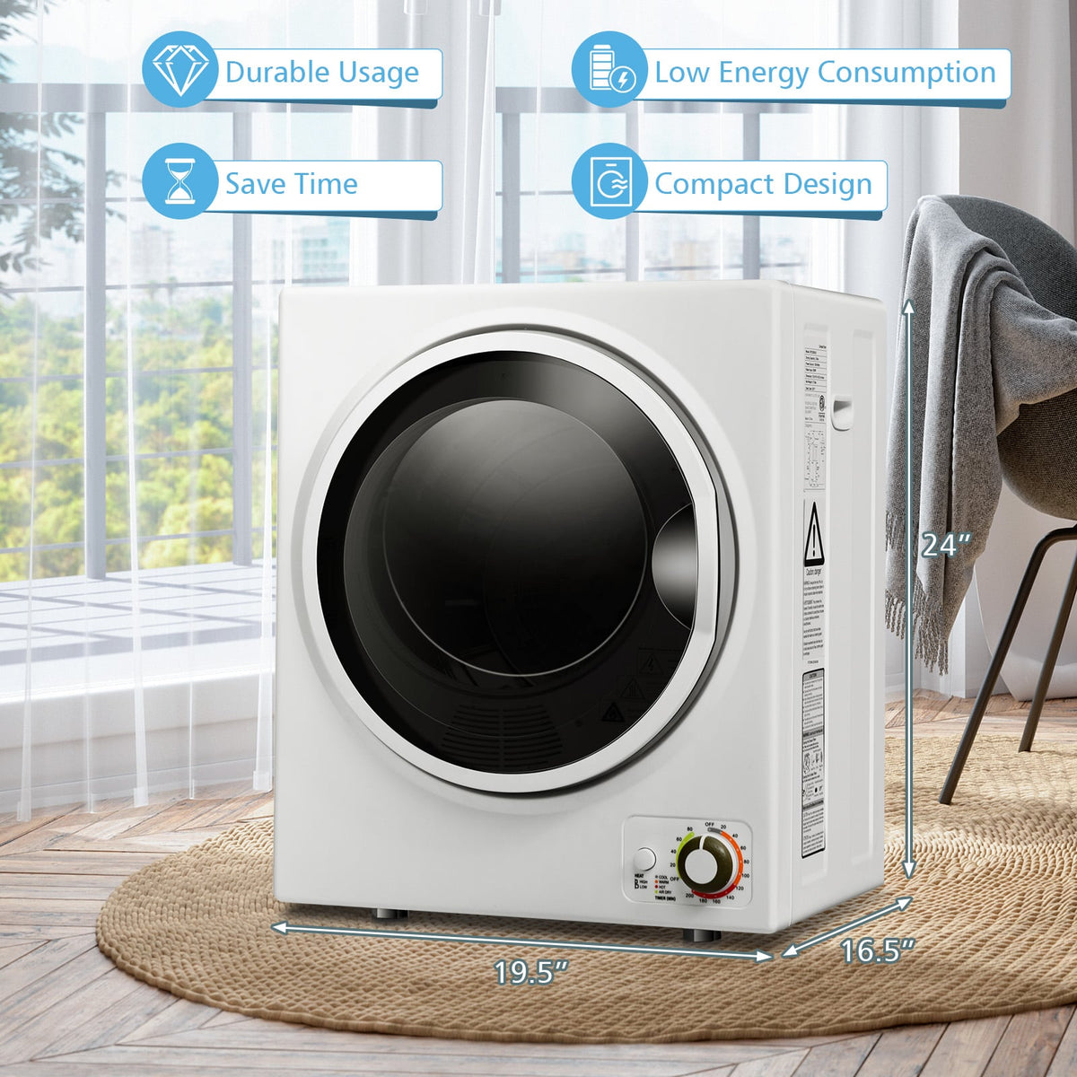 Sécheuse compacte murale 42 L