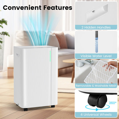 Déshumidificateur 25 L pour grande pièce 418 m²