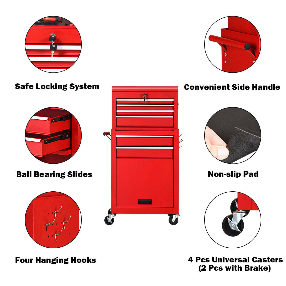 Coffre à outils roulant pour le garage