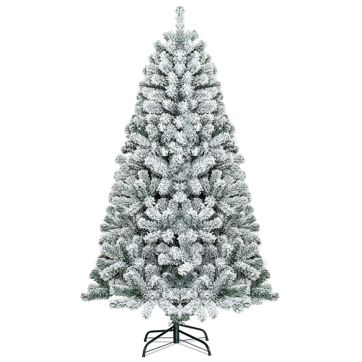 Arbre de Noel artificiel floque de neige 183 cm