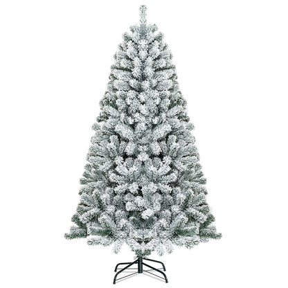 Arbre de Noel artificiel floque de neige 183 cm