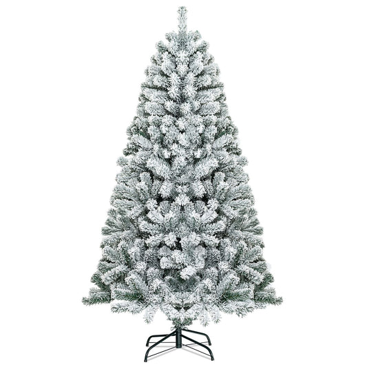Arbre de Noel artificiel floque de neige 183 cm