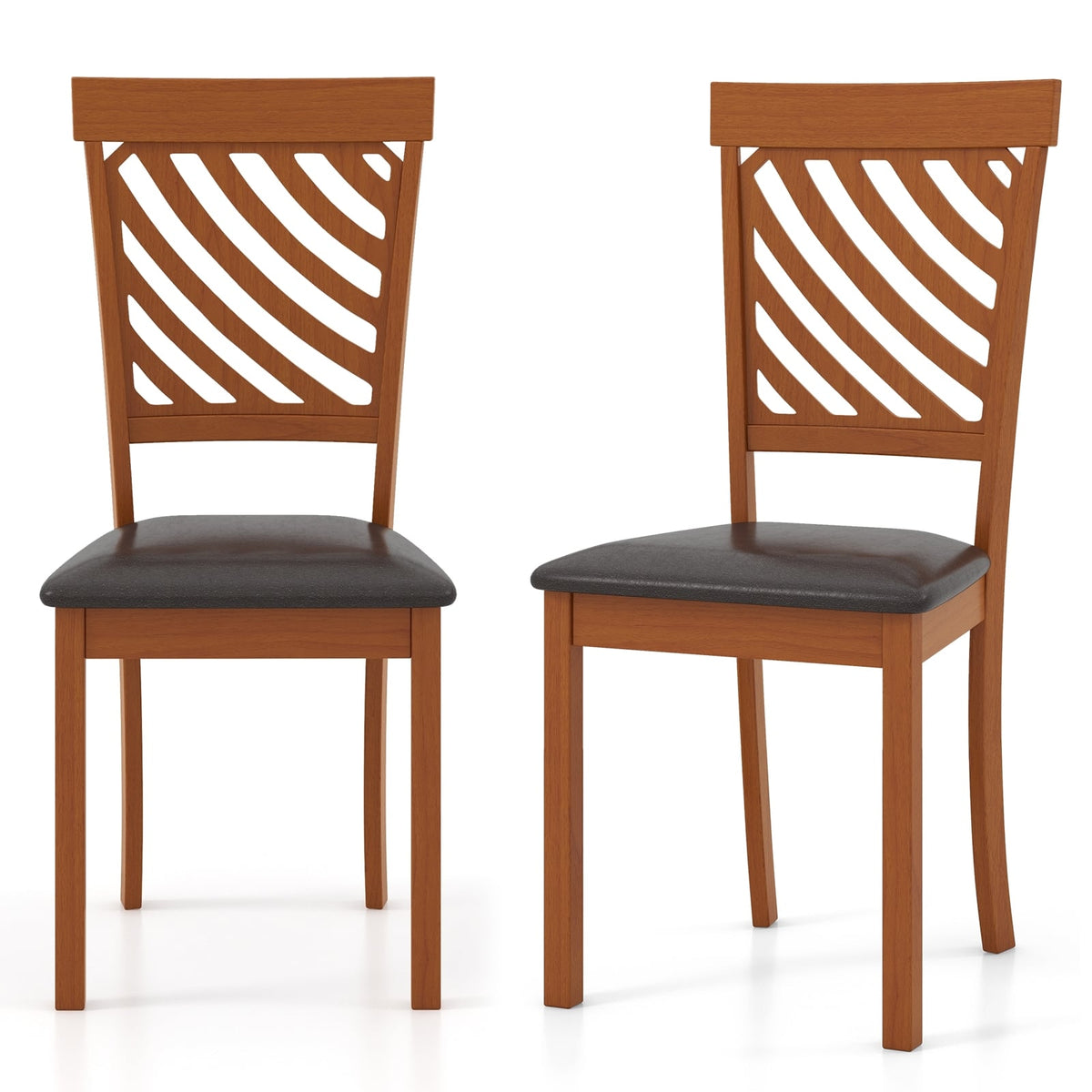 Chaises de salle à manger en bois — Lot de 2