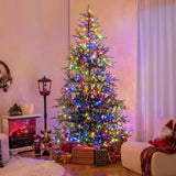 Pre-Lit Hinged Artificial Christmas Tree
