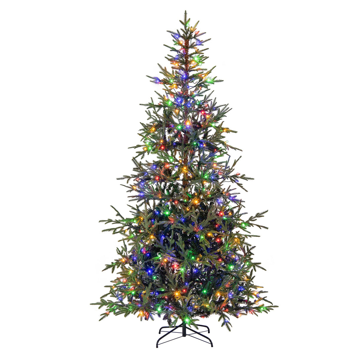 Arbre de Noël artificiel pré-éclairé à charnières