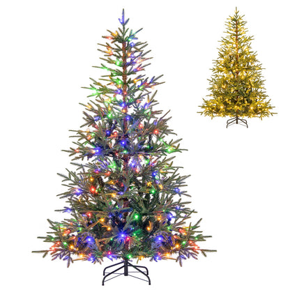 Arbre de Noël artificiel pré-éclairé à charnières
