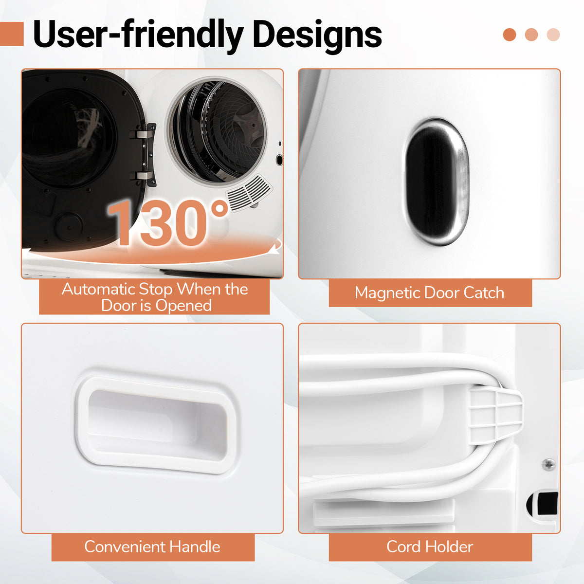 Sécheuse à linge portable compacte 42 L 800 W