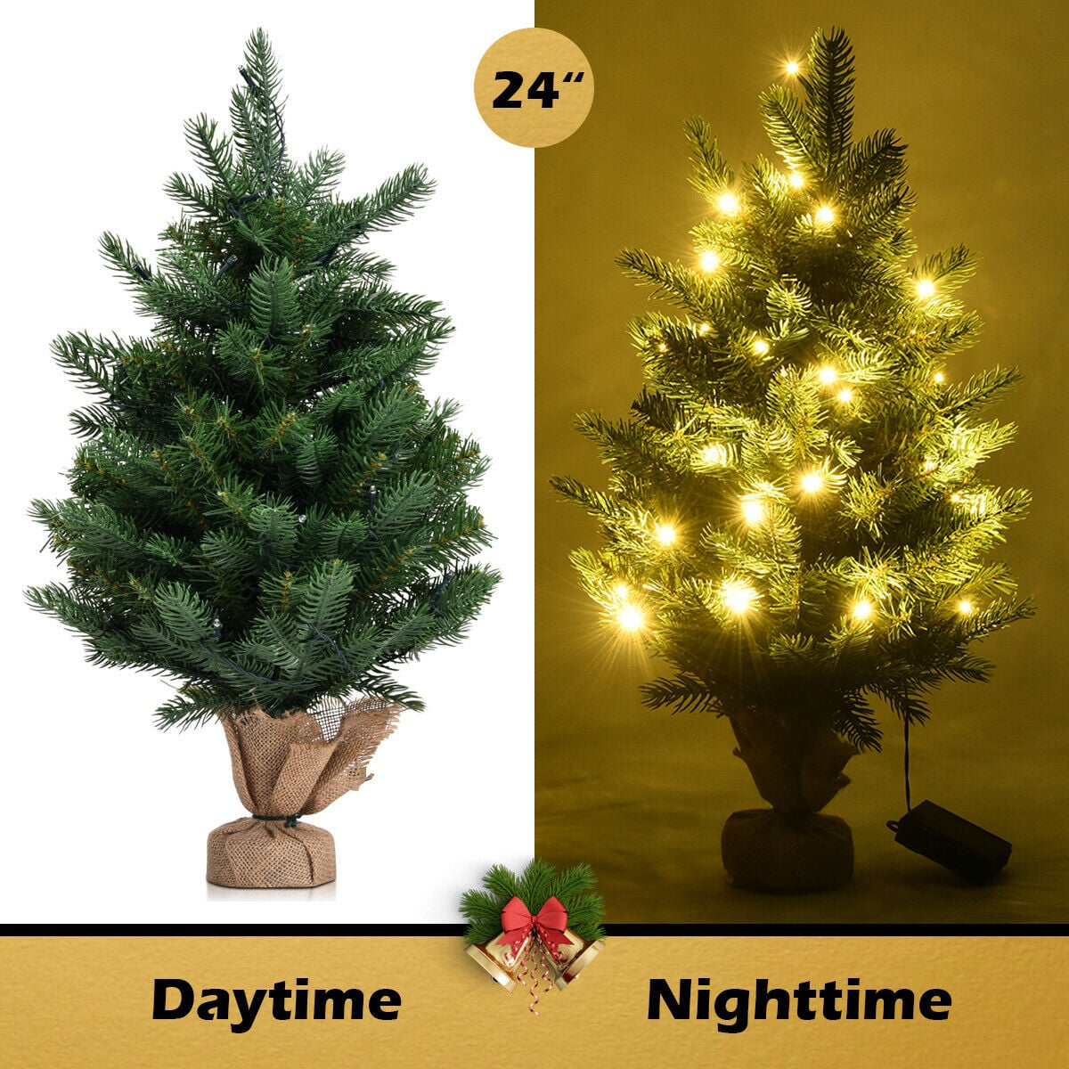 Arbre de Noël artificiel de table 61 cm