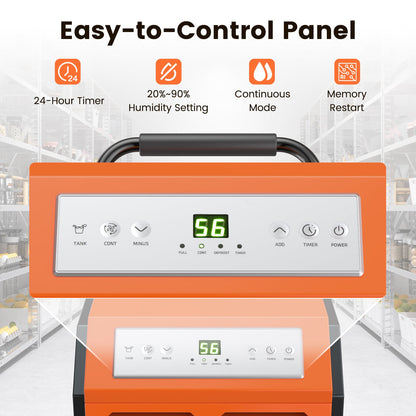 Déshumidificateur commercial grande capacité 77 L