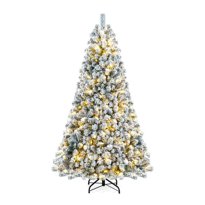 Arbre de Noël artificiel floqué de neige 183 cm