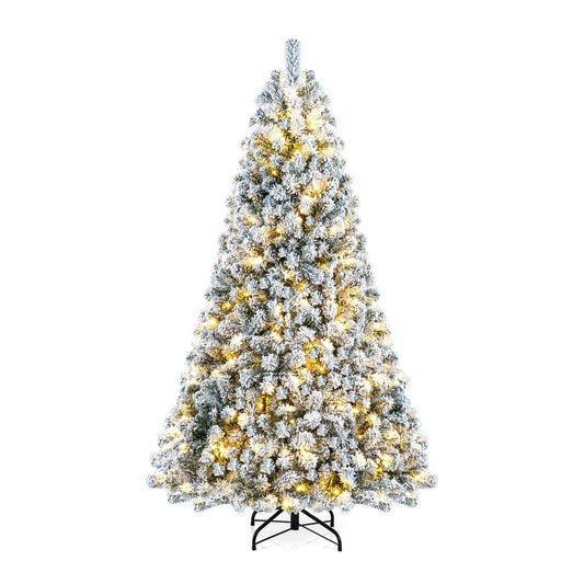 Arbre de Noël artificiel floqué de neige 183 cm