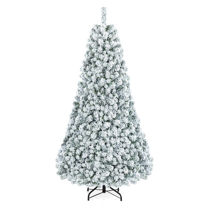 Arbre de Noël artificiel floqué de neige 183 cm