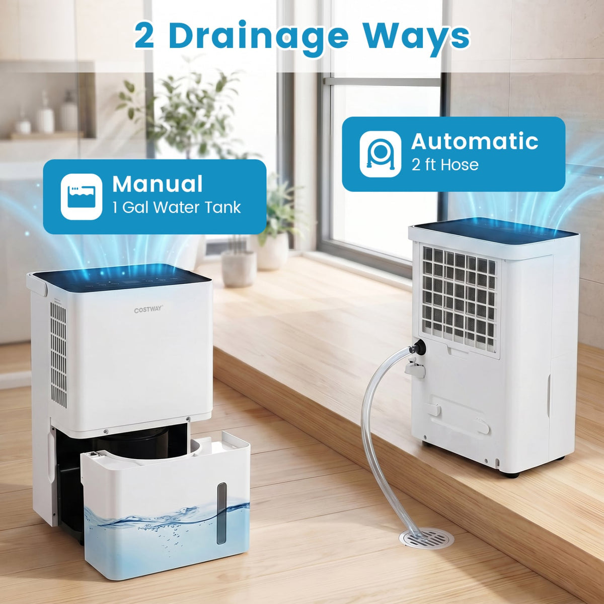 Déshumidificateur intelligent grand débit 370 L