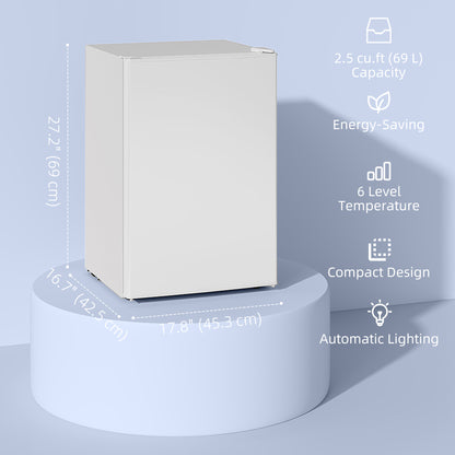 Compact Mini Fridge 69 L with Freezer
