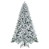 Árbol de Navidad artificial nevado 229 cm