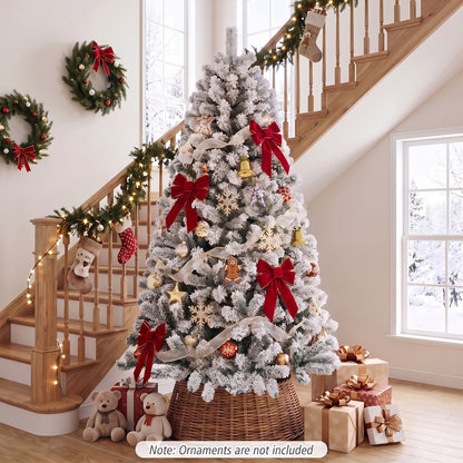 Arbre de Noël artificiel enneigé 229 cm