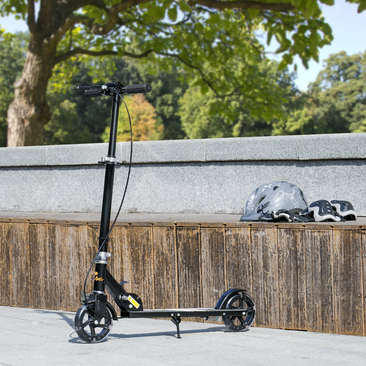 Kids Scooter Light-Up Wheels Adjustable 3-8 Years