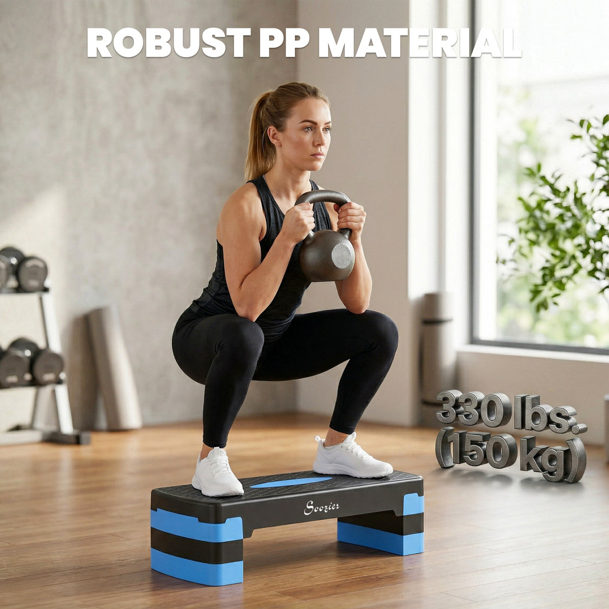 Adjustable Aerobic Step Platform 3 Heights