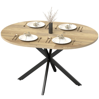 Industrial extendable dining table
