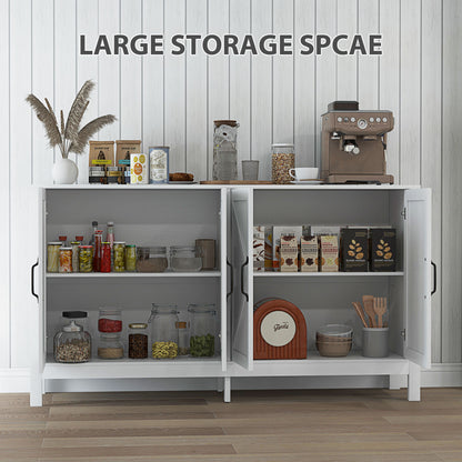 Farmhouse Buffet Sideboard with Barn Doors