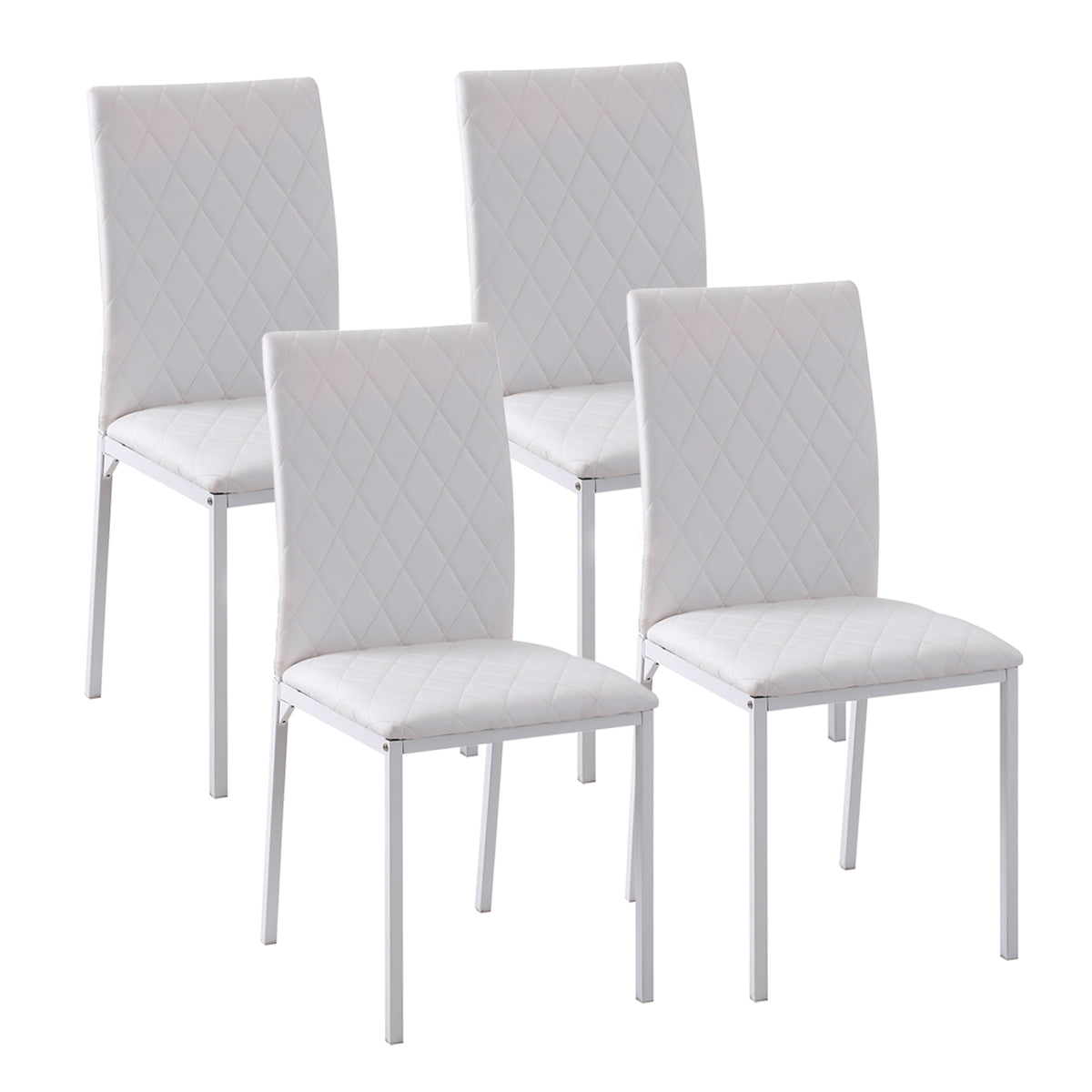 Juego de 4 sillas de comedor tapizadas