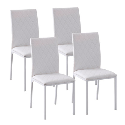 Juego de 4 sillas de comedor tapizadas