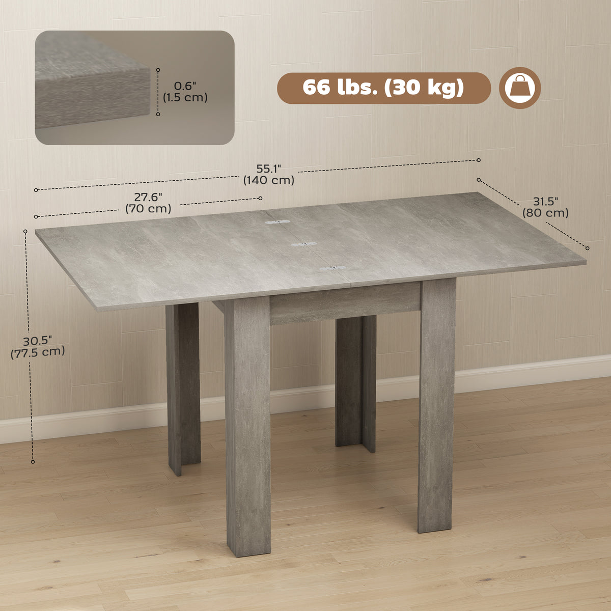 Extendable Dining Table for Small Spaces