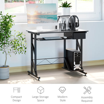 Modern computer desk with storage