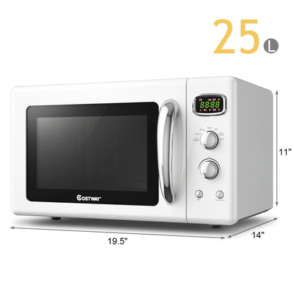 Four à micro-ondes rétro compact 25 L
