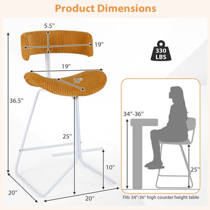 Tabourets de comptoir — Lot de 2