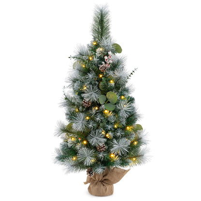 Petit arbre de Noël artificiel pré-éclairé 91 cm