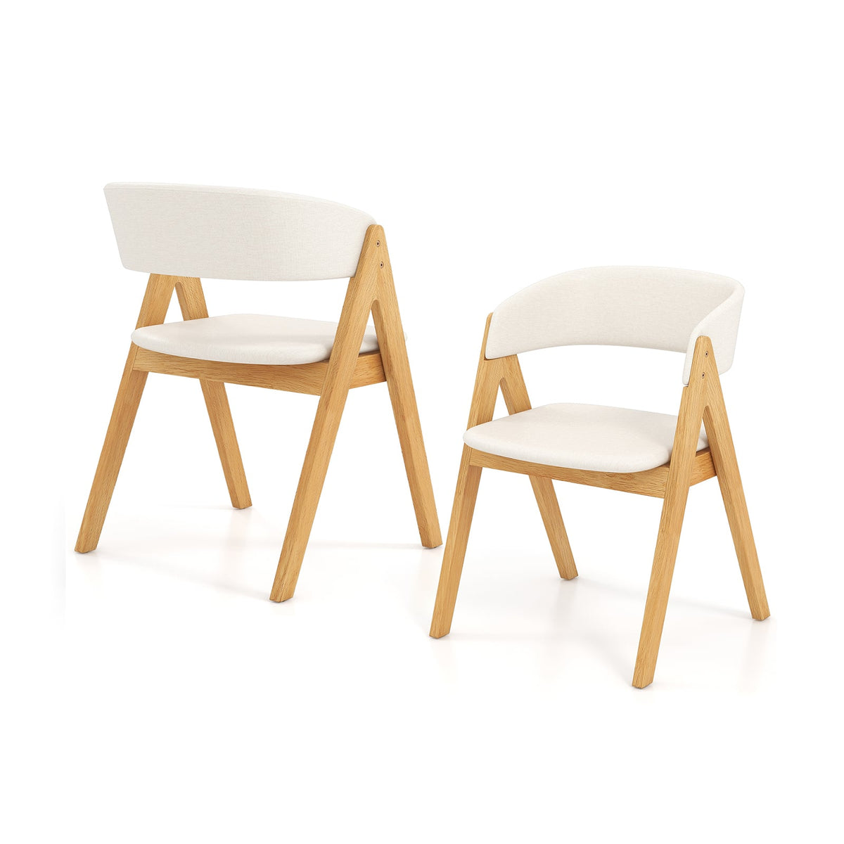 Chaises de salle à manger rembourrées — Lot de 2