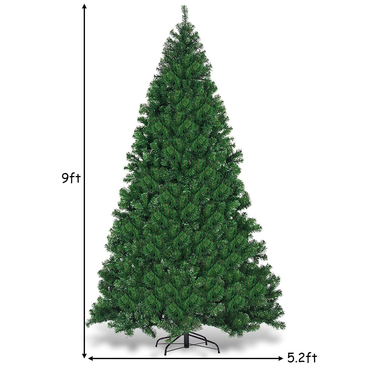 Arbre de Noël artificiel pré-éclairé 274 cm