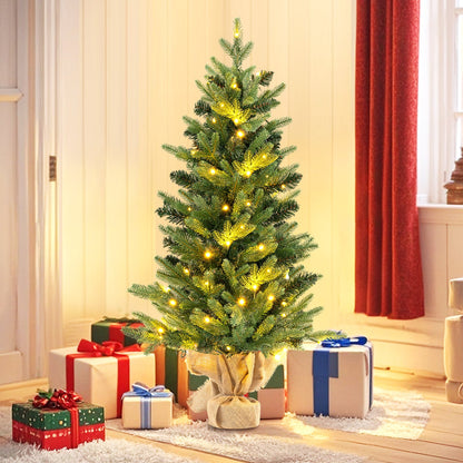 Arbre de Noël artificiel miniature lumineux