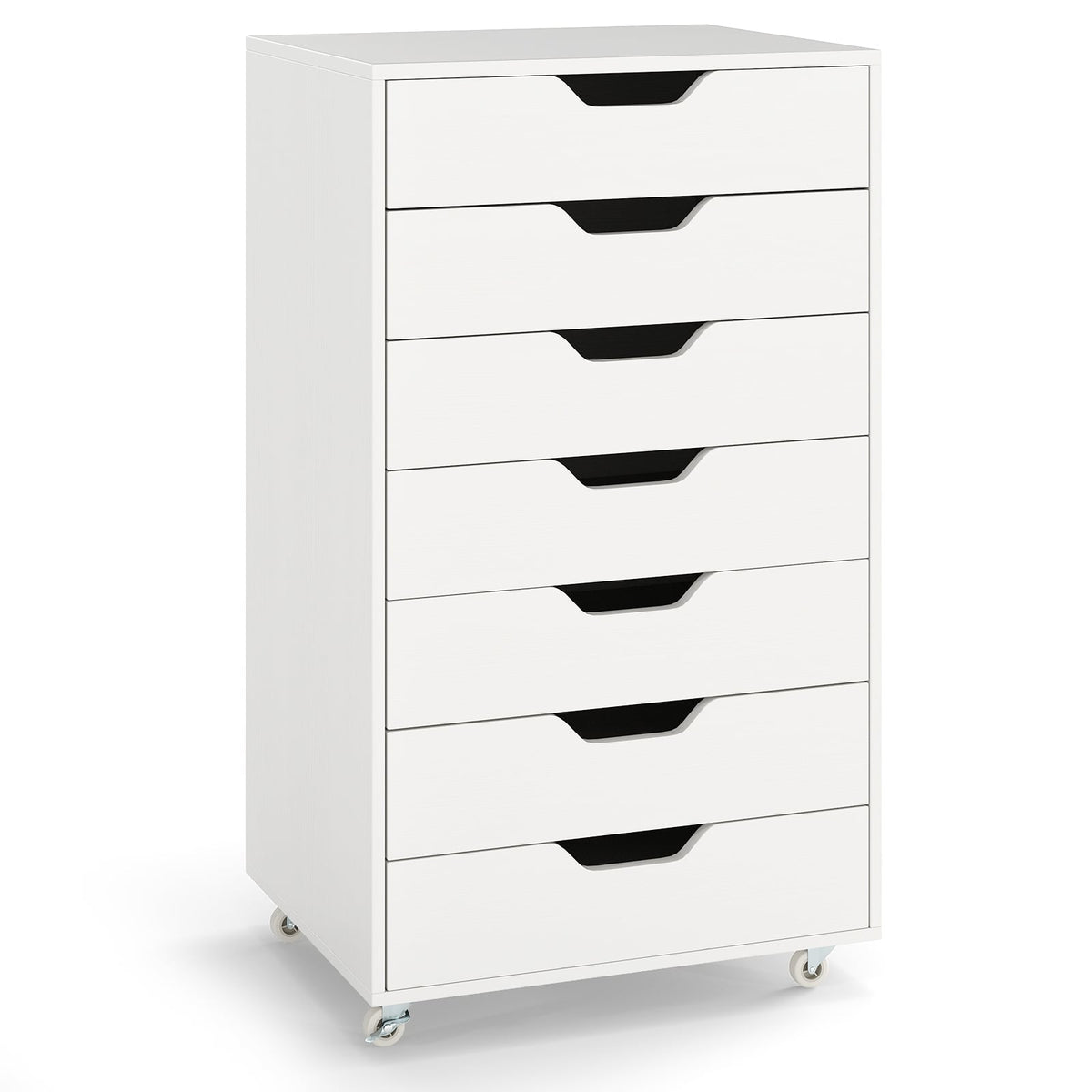 Caisson de rangement 7 tiroirs sur roulettes