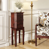 Standing Jewelry Cabinet with 5 Drawers