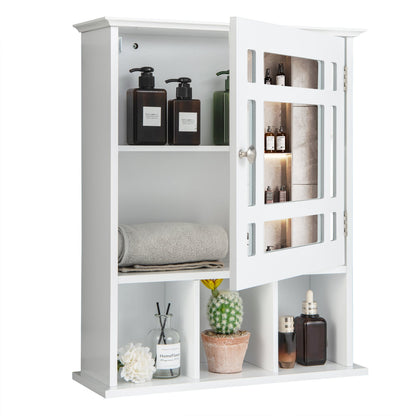 Armoire murale de salle de bain avec miroir