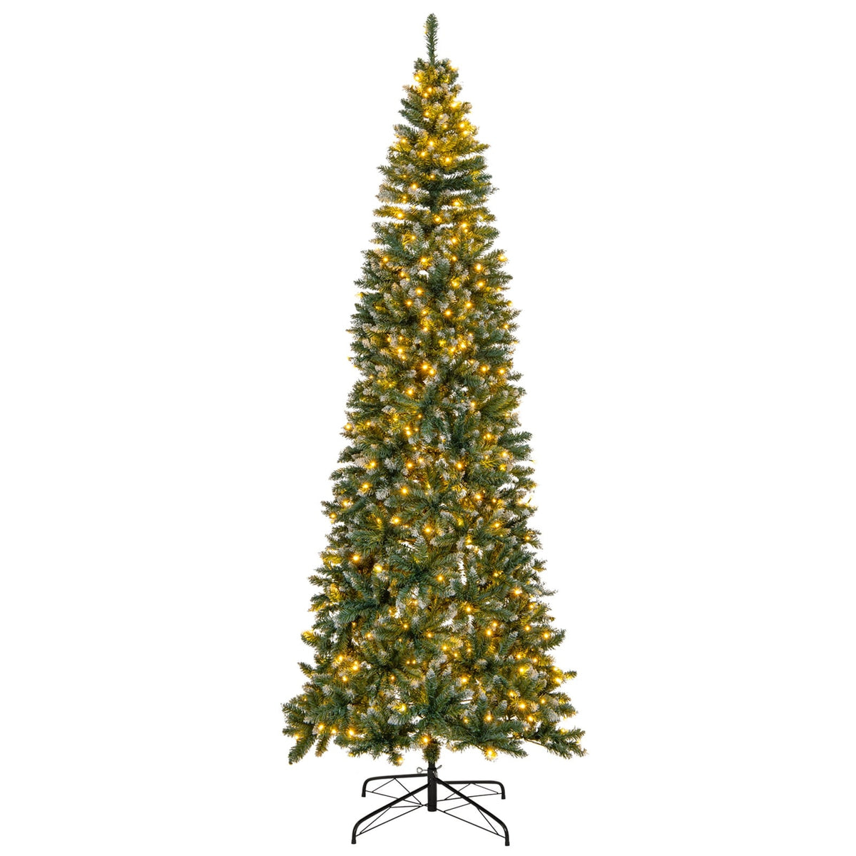 Arbre de Noël artificiel pré-éclairé 274 cm — Neuf