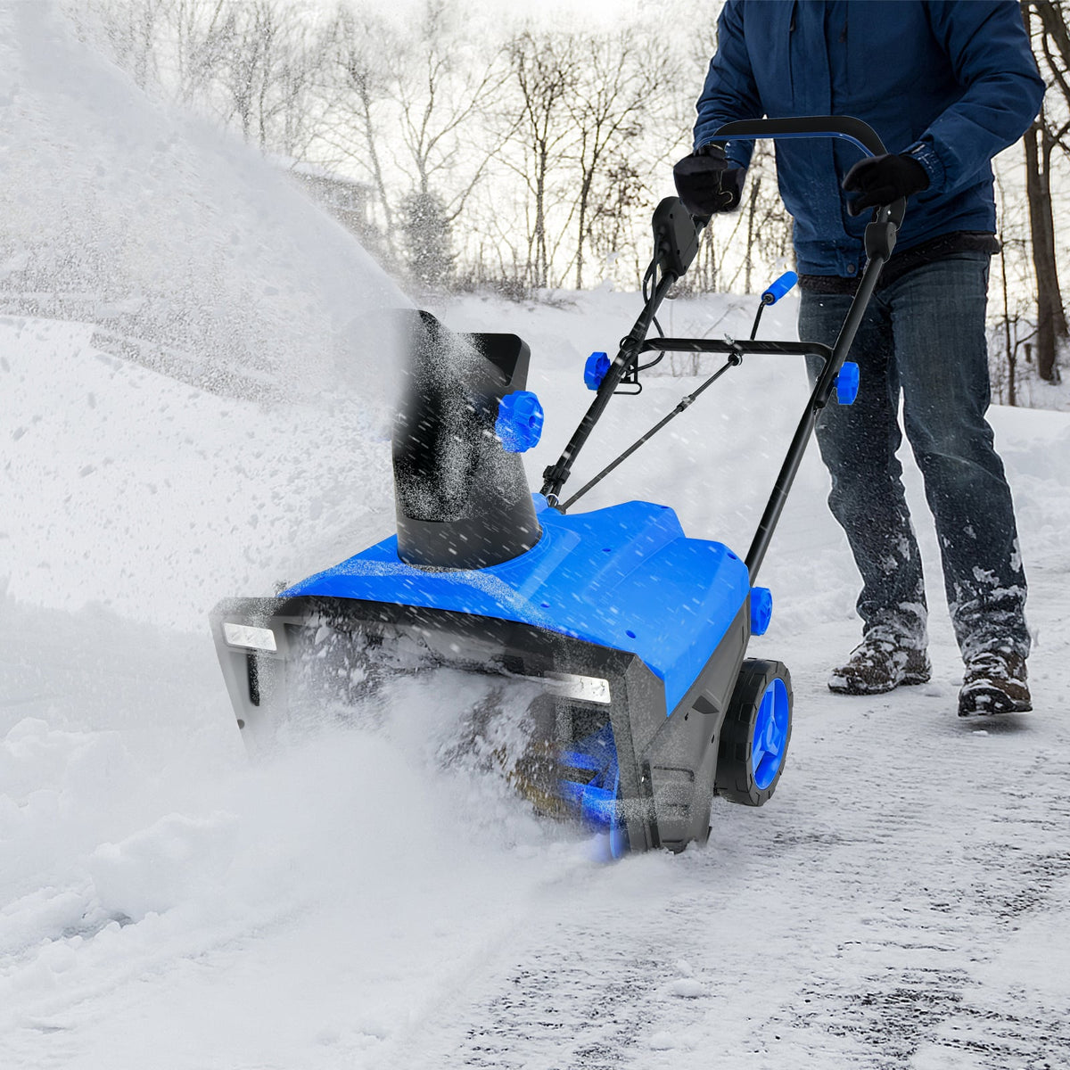 Souffleuse à neige électrique de 51 cm avec goulotte pivotante