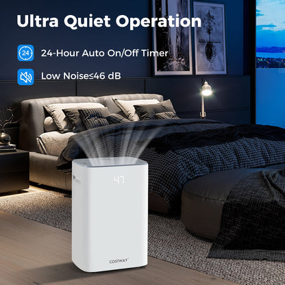 Déshumidificateur intelligent de 25 L pour sous-sol