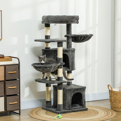 Árbol para gatos de varios niveles de 133 cm