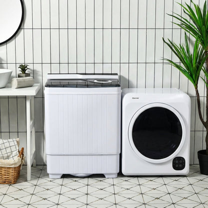 Laveuse et sécheuse compactes combo semi-automatiques 12 kg
