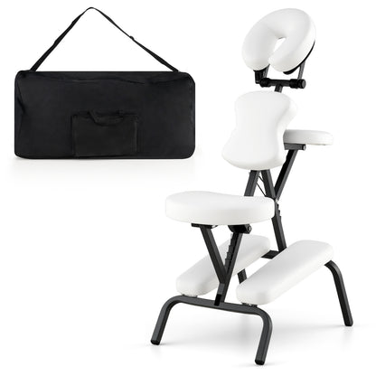 Chaise de massage portable pliable en similicuir