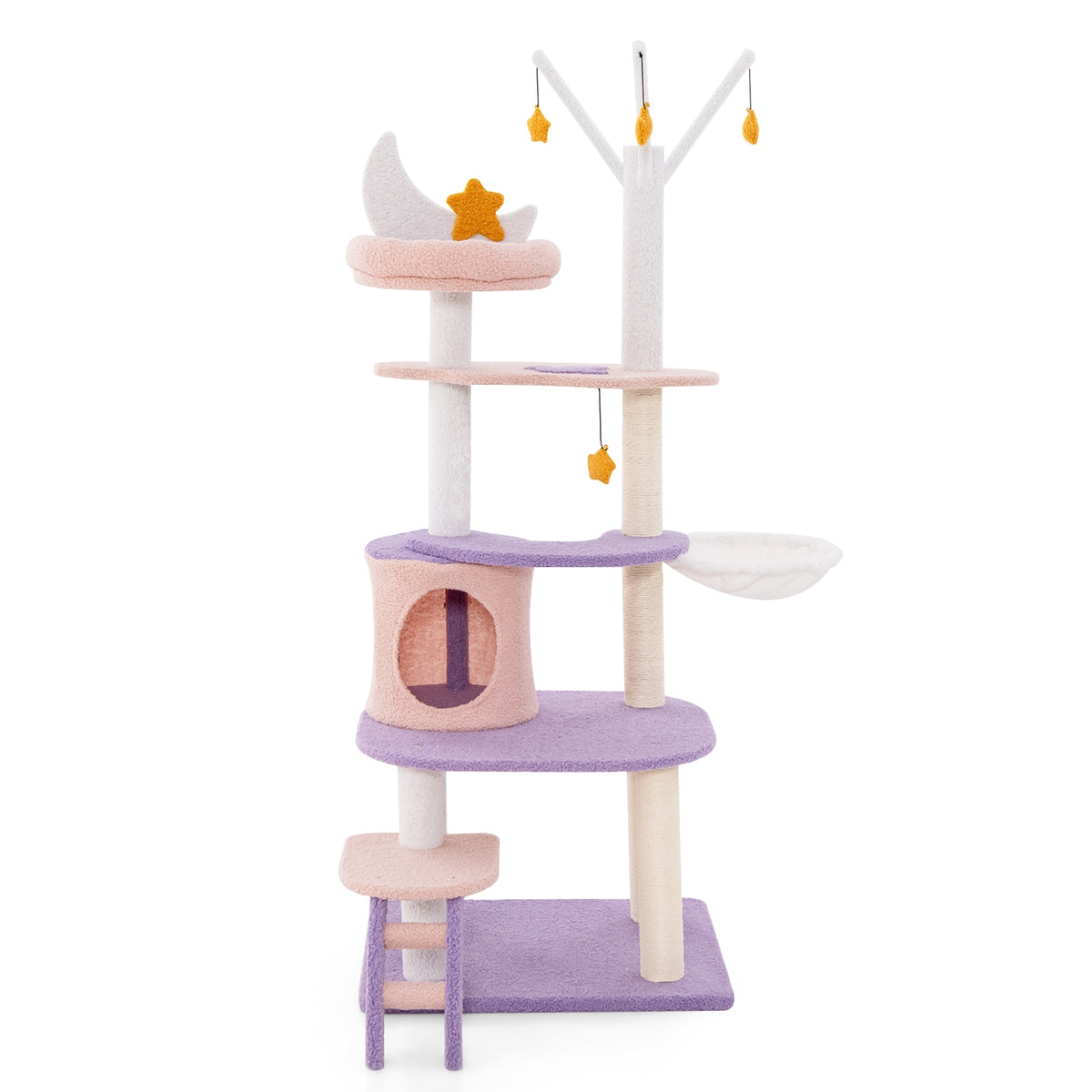 Arbre à chat multiétage avec griffoirs en sisal