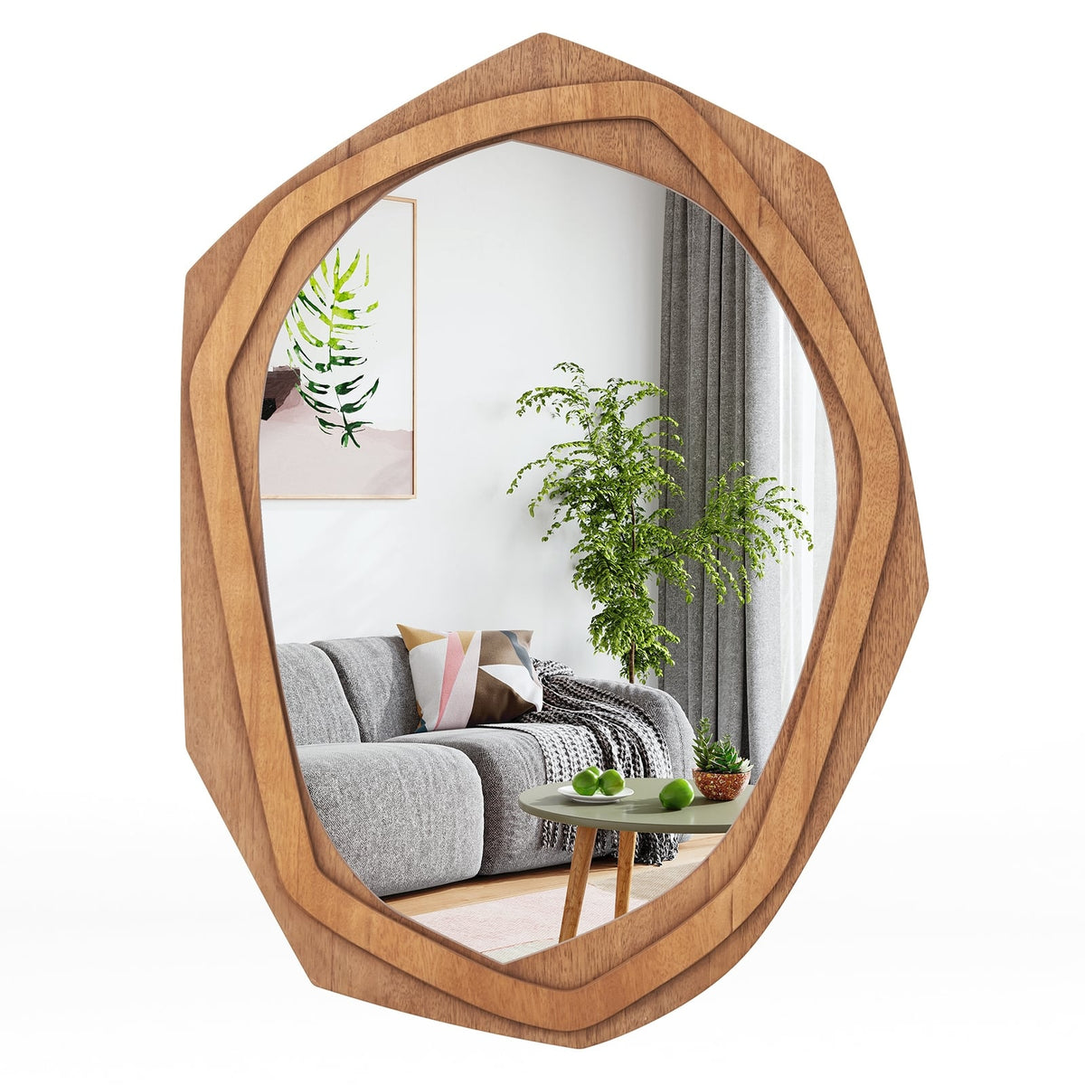 Miroir mural irrégulier décoratif moderne